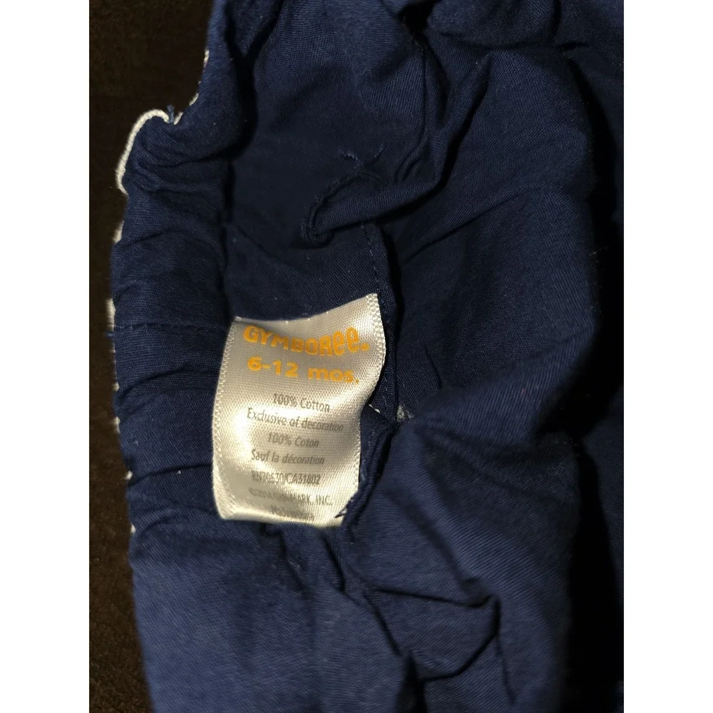 Gymboree stripes and anchors sailboat top jeans hat size 6 12‎ months